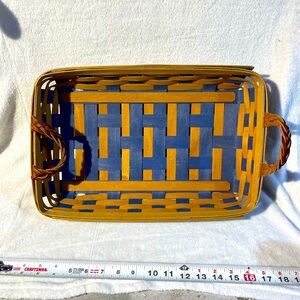 Longaberger basket with handles